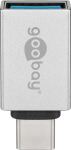 Goobay 56620 Kabeladapter USB C USB A Silber