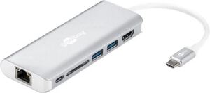 Adapter Multiport USBc Digital CE HDMI/USB/SD/Ethernet Port      si/sw