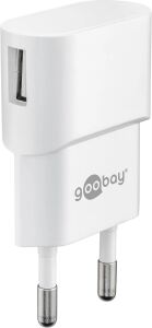 Ladegerät USB A 1-fach weiss USB Steckernetzteil, 1A, 5W