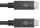 Kabel USB 3.2 C->C S/S 1,0m PD schwarz, 100W