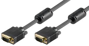 Goobay 50135 VGA-Kabel 2 m VGA (D-Sub) Schwarz