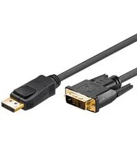 Goobay 2m DP/DVI DisplayPort Schwarz