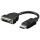 Goobay DisplayPort - DVI-D M/F 0,2 m Schwarz
