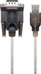 Goobay USB seriell RS232 Konverter 1.5m transparent