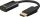 Goobay DisplayPort/HDMI 0,1 m HDMI Typ A (Standard) Schwarz