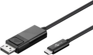 Kabel USB 3.1 C->DP  S/S  1,2m schwarz, 4k*2k@60Hz