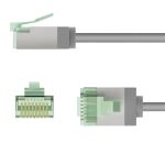 GOOBAY CAT 8.1-0100 U/FTP SLIM LSZH-TPE GRAU 1M