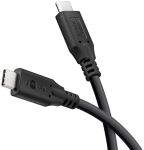 Goobay 74197 USB Kabel USB4 Gen 2x2 2 m USB C 20 Gbit/s 100 W Schwarz