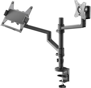 GOOBAY Monitorhalterung Laptop-Arm 17-32,Monitor max. 8kg/Laptop 5kg