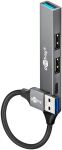 GOOBAY Slim 4-Port USB-Hub USB-A -> USB-C, 5Gbit/s