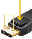 Goobay 74778 DisplayPort-Kabel 2 m Schwarz