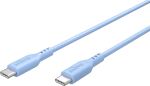 Goobay 77741 USB Kabel USB 2.0 1,5 m USB C 0,48 Gbit/s 60 W Blau