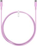 Goobay 77746 USB Kabel USB 2.0 1,5 m USB C 0,48 Gbit/s 60 W Pink