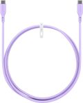 Goobay 77745 USB Kabel USB 2.0 1,5 m USB C 0,48 Gbit/s 60 W Violett