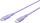 Goobay 77745 USB Kabel USB 2.0 1,5 m USB C 0,48 Gbit/s 60 W Violett