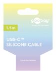 Goobay 77743 USB Kabel USB 2.0 1,5 m USB C 0,48 Gbit/s 60 W Weiß