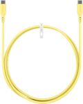 Goobay 77742 USB Kabel USB 2.0 1,5 m USB C 0,48 Gbit/s 60 W Gelb