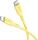 Goobay 77742 USB Kabel USB 2.0 1,5 m USB C 0,48 Gbit/s 60 W Gelb