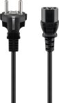Goobay 50098 Stromkabel Schwarz 2 m Netzstecker Typ F IEC...
