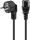 Goobay 51320 Stromkabel Schwarz 5 m Netzstecker Typ F C13-Koppler