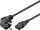 Goobay 51320 Stromkabel Schwarz 5 m Netzstecker Typ F C13-Koppler