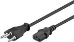 Goobay 93617 Stromkabel Schwarz 2 m SEV 1011 IEC C13