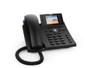 SNOM IP-Telefon D335         schwarz TFT/2xLAN/12xSIP/USB