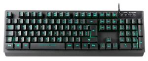 LC-POWER Tastatur KEY-4B-LED black USB,105 Tasten,QWERTZ,LED-Tastatur