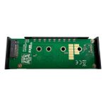 LC-POWER USB-C Gehäuse f.NVMe o.SATA USB3.2 Gen.2x1,RGB