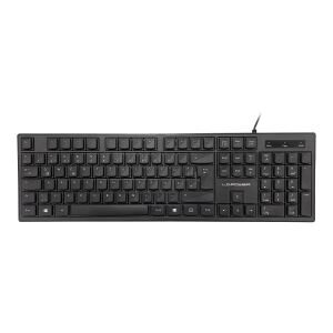 LC-POWER Tastatur KEY-903DE black USB,105 Tasten,QWERTZ
