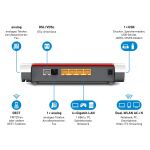 Box FRITZ! 7530 WLAN-Router Gigabit Ethernet Dual-Band (2,4 GHz/5 GHz) Schwarz, Rot, Weiß
