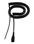 JABRA QD auf RJ10, spiral, 0,5- 2 m