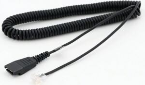 JABRA LINK Siemens Openstage, gewendelt,QD auf Spezialstecker RJ45