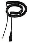 JABRA QD auf Spezialstecker RJ45, spiral 0,5- 2,0 m