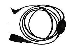 JABRA Kabel QD -> 2,5mm Klinke glatt / Philips/Ericsson/Gigaset