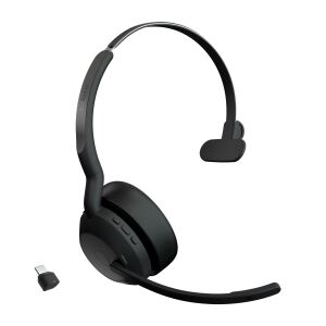 Jabra Evolve2 55 Kopfhörer Kabellos Kopfband Büro/Callcenter USB Typ-C Bluetooth Ladestation