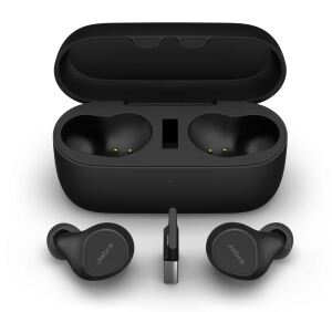 JABRA Evolve2 Buds UC schwarz Wireless/Mikrofon/USB-A