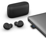 JABRA Evolve2 Buds UC schwarz Wireless/Mikrofon/USB-A