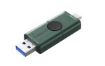 Kingston Technology DataTraveler DuoG2 USB-Stick 256 GB USB Type-A / USB Type-C 3.2 Gen 1 (3.1 Gen 1) Schwarz, Grün