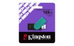 Kingston Technology DataTraveler 128GB Portable USB 3.2 Gen 1 Exodia S (Schwarz/Türkis)