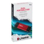 USB-Stick 1TB KINGSTON Dual Portable Dual Portable,USB-A 3.1/USB-C 3.1