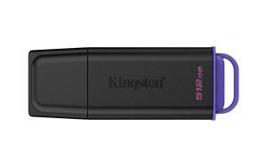Kingston Technology DataTraveler 512GB Tragbarer USB 3.2 Gen 1 Exodia Schwarz + Violett