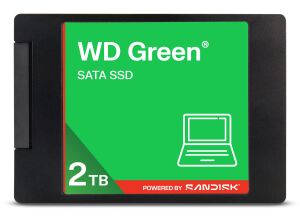 Western Digital Green WDS100T5G0A 2 TB 2.5" Serial ATA III 3D NAND