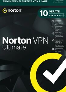 NORTONLIFELOCK VPN Standard 10DevESD 1 Nutzer /10 Geräte/1 Jahr ESD  DE