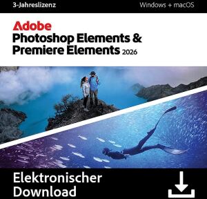 ADOBE Photoshop & Prem.Elements 2026 3Y Download-Code, ESD