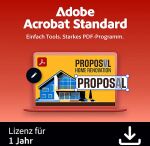 ADOBE Acrobat Standard, 1 Jahr, ESD (multilingual) (PC/MAC)