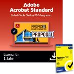 ADOBE Acrobat Standard, 1 Jahr, ESD (multilingual) (PC/MAC)