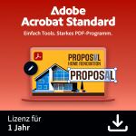 ADOBE Acrobat Standard, 1 Jahr, ESD (multilingual) (PC/MAC)