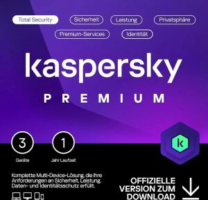 Kaspersky Premium Antivirus-Sicherheit Voll 1 Lizenz(en) 1 Jahr(e)