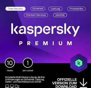 Kaspersky Premium Antivirus-Sicherheit Voll 1 Lizenz(en) 1 Jahr(e)